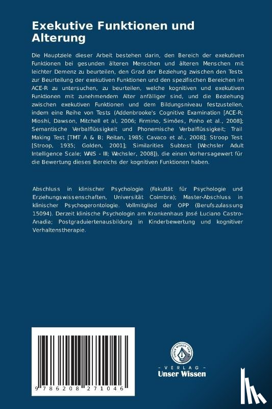 Carvalho, Maria - Exekutive Funktionen und Alterung