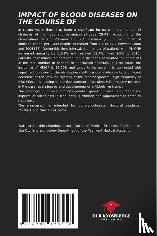 Bakieva, Shakhlo, Bobojonov, Tulkin - IMPACT OF BLOOD DISEASES ON THE COURSE OF