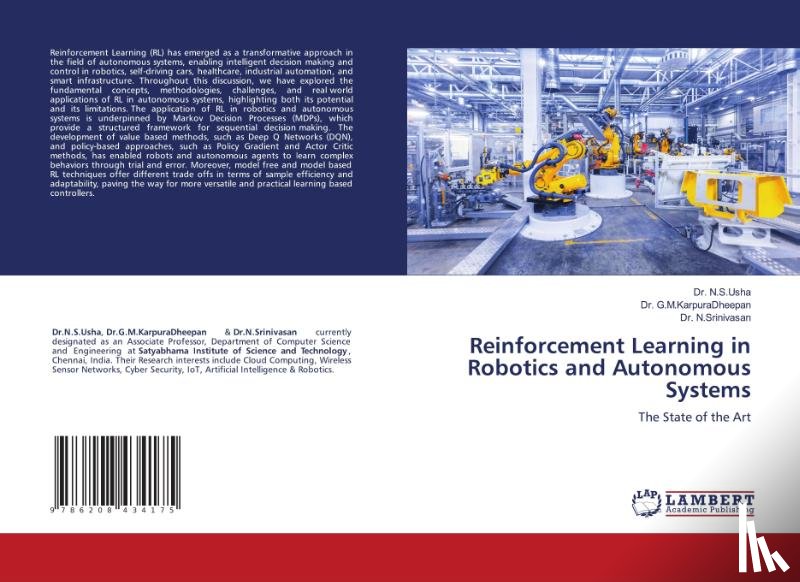N. S. Usha, G. M. KarpuraDheepan, N. Srinivasan - Reinforcement Learning in Robotics and Autonomous Systems