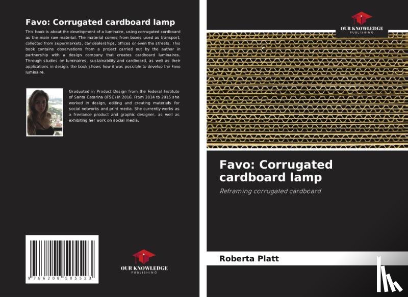 Platt, Roberta - Favo: Corrugated cardboard lamp
