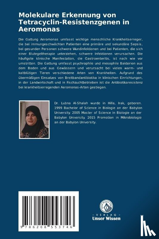 Al-Shalah, Lubna, H. Al-Charrakh, Alaa - Molekulare Erkennung von Tetracyclin-Resistenzgenen in Aeromonas
