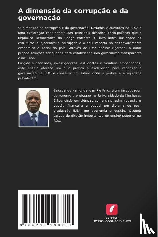 Sakasangu Kamonga, Jean Pie Farcy - A dimensão da corrupção e da governação