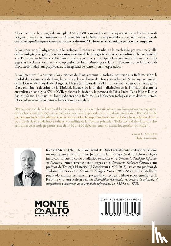 Muller, Richard A., Editorial, Monte Alto - Dogmática reformada posterior a la Reforma Vol. 2