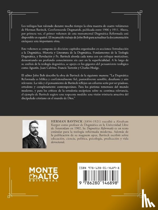 Bavinck, Herman, Editorial, Monte Alto - Dogmática Reformada Volumen 1