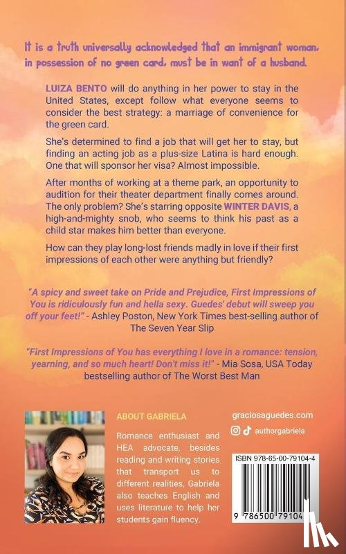 Graciosa Guedes, Gabriela - First Impressions of You