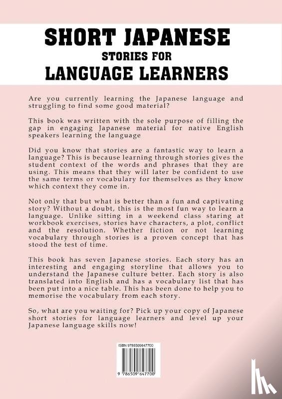 Takumi Nonaka, Nonaka - Short Japanese Stories For Language Learners