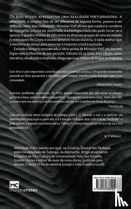 Volf, Miroslav - Exclusao e abraco