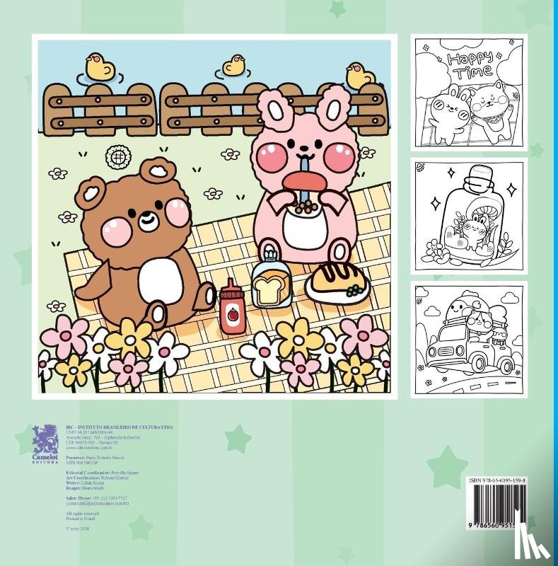 Editora, Camelot - Cute & Comfy - Coloring Book for Adults