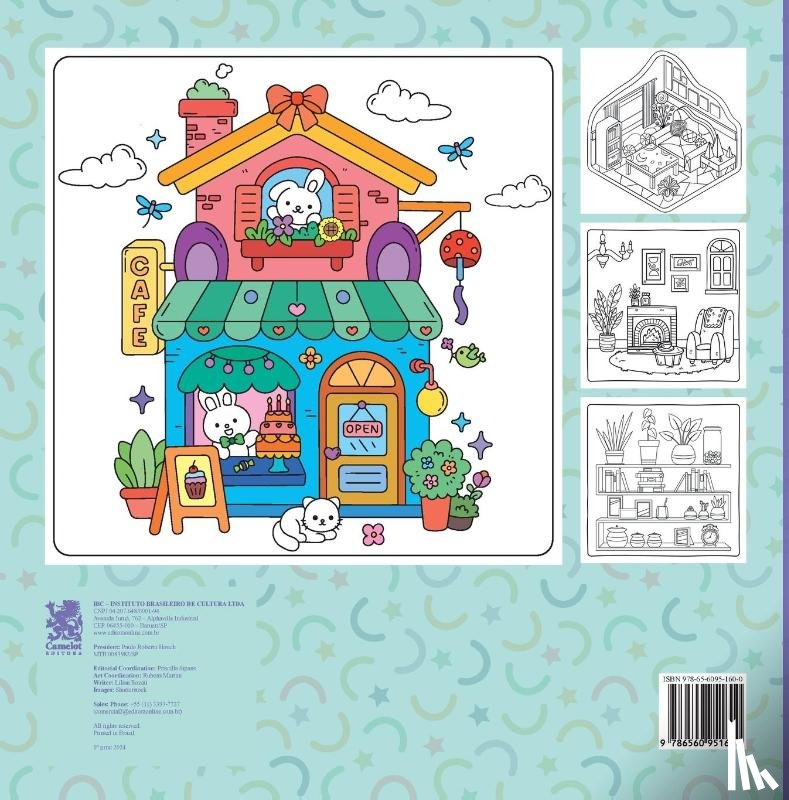 Editora, Camelot - Cute & Comfy - Coloring Book for Adults