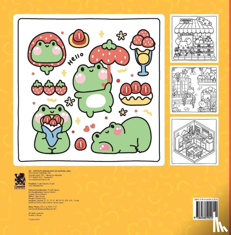 Editora, Camelot - Cute & Comfy - Coloring Book for Adults