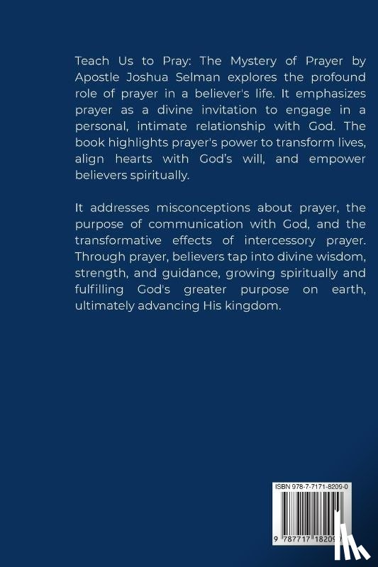 Selman, Apostle Joshua - Teach Us To Pray