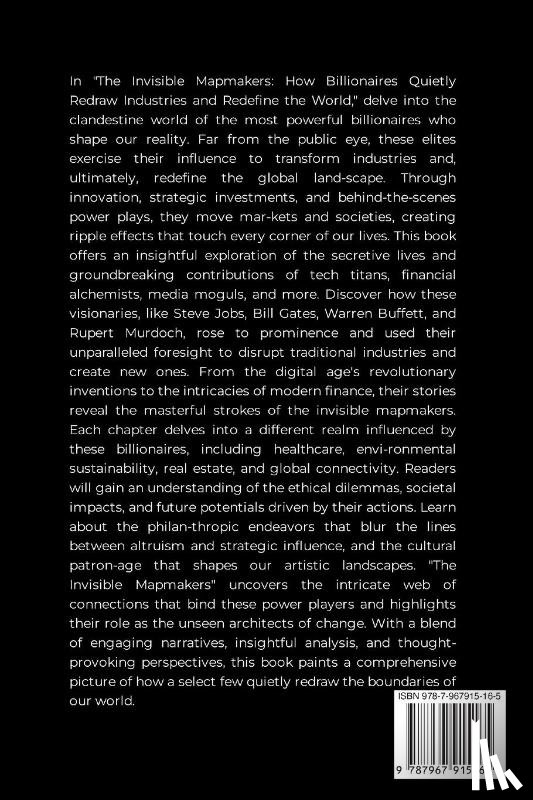 Joseph - The Invisible Mapmakers, How Billionaires Quietly Redraw Industries and Redefine the World