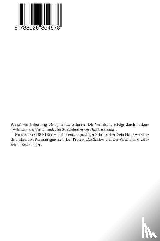 Kafka, Franz - Der Prozess