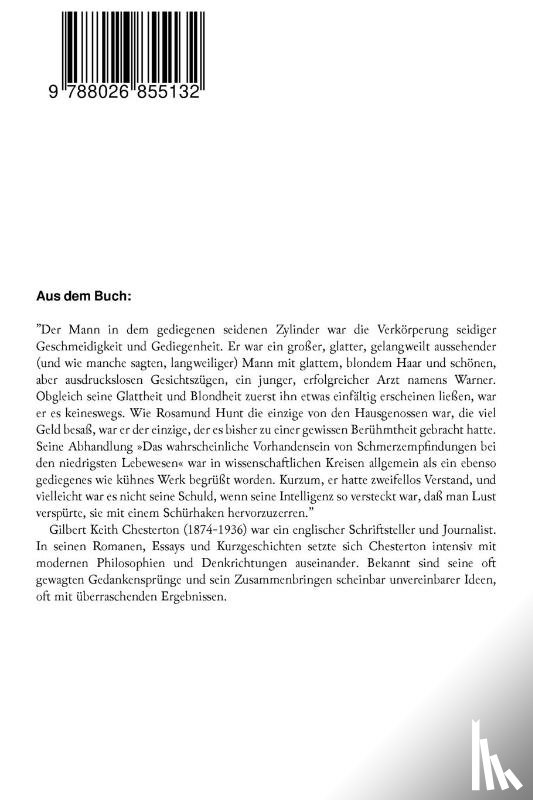 Chesterton, G K - Menschenskind - Ein Sonderling der anderen Art