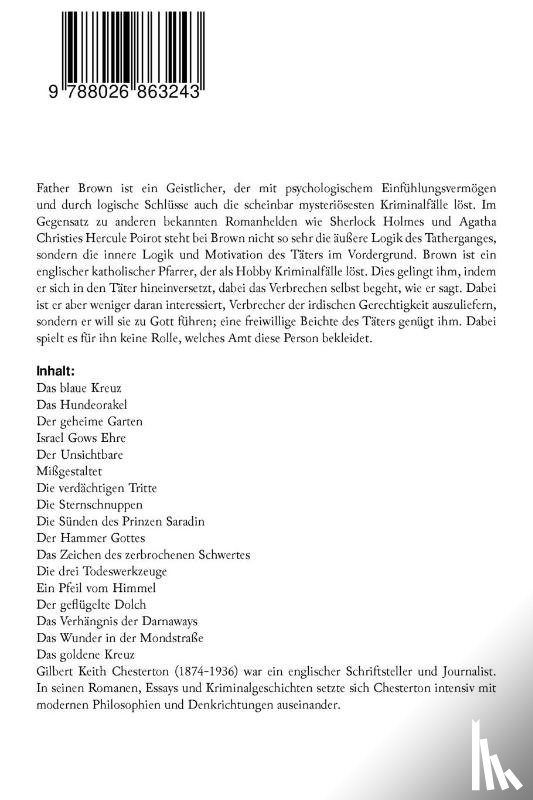 Chesterton, G K - Father Brown (Gesammelte Krimis)