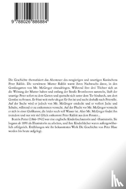 Potter, Beatrix - Die Geschichte Des Hasen Peter