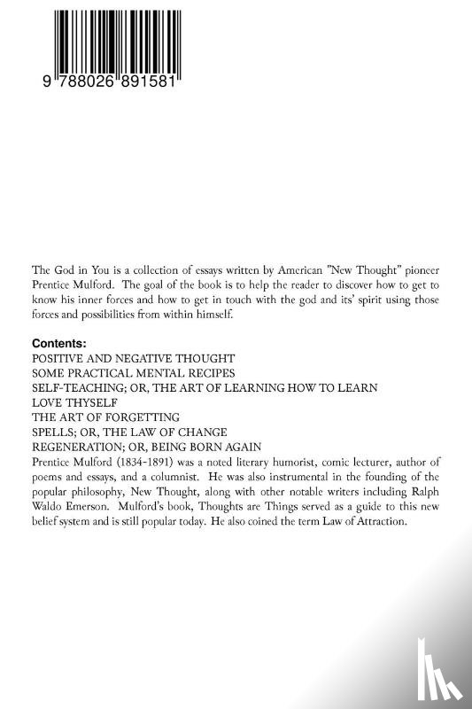 Mulford, Prentice - The God in You (Unabridged)