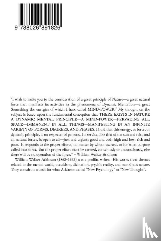 Atkinson, William Walker - Mind Power