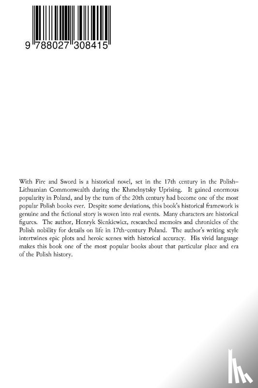 Sienkiewicz, Henryk, Curtin, Jeremiah, Van Muyden, Evert - With Fire and Sword