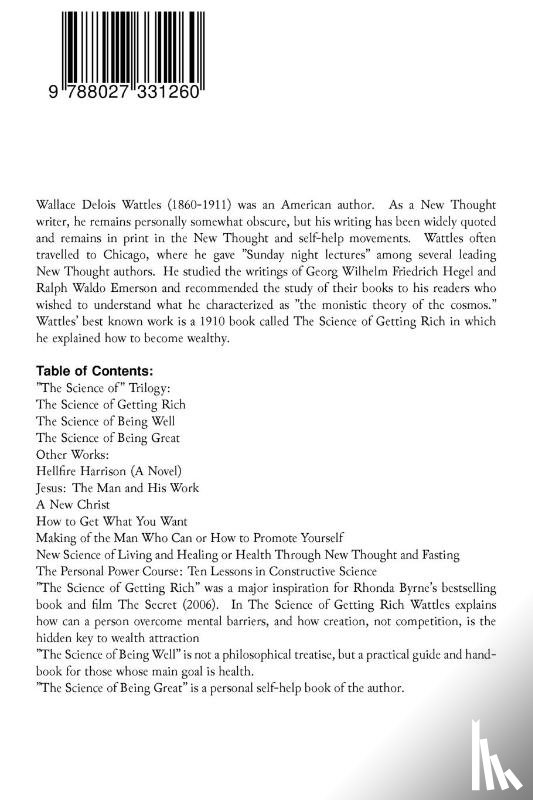 Wattles, Wallace D, Merrill, Frank T - Wallace D. Wattles Ultimate Collection - 10 Books in One Volume