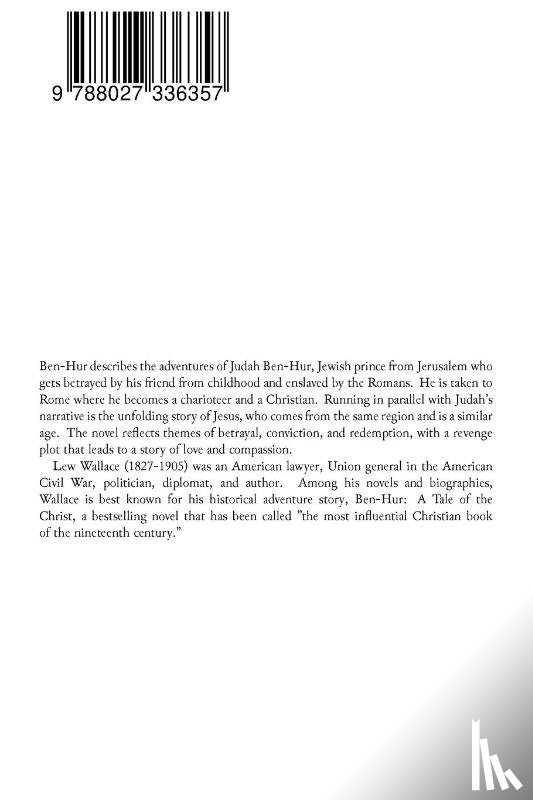 Wallace, Lew, Johnson, W M - Ben-Hur (A Tale of the Christ)