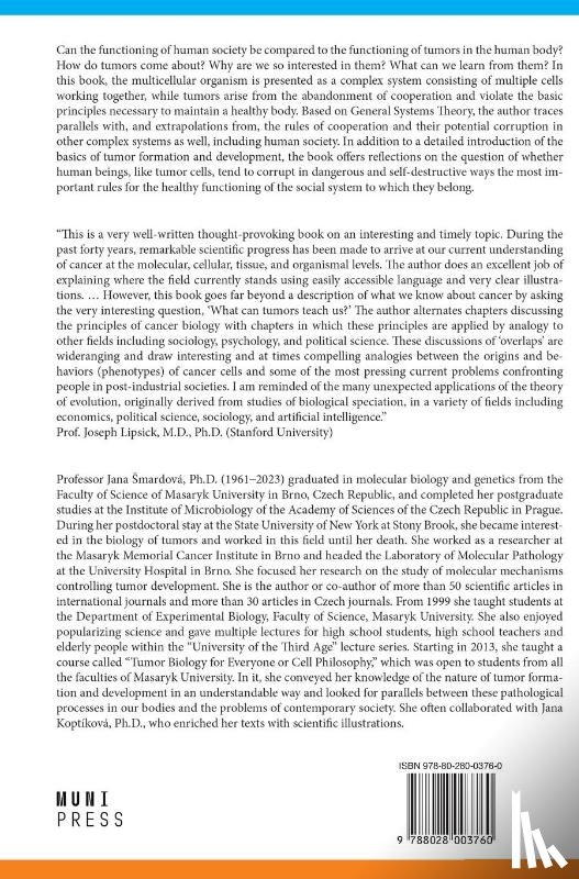 ¿Mardová, Jana - What tumors teach us