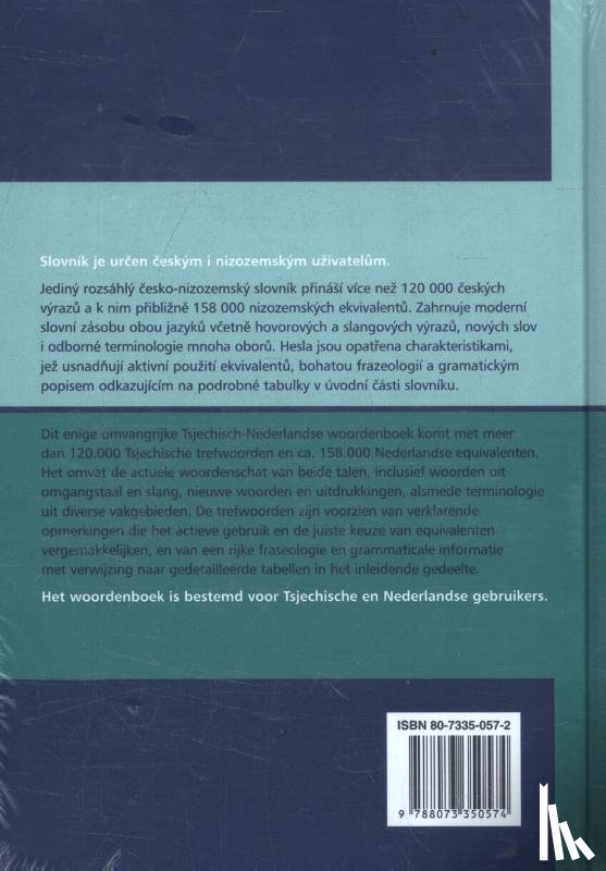 Máčelová-van den Broecke, Emmy, Spĕváková, Dana - Woordenboek Tsjechisch-Nederlands