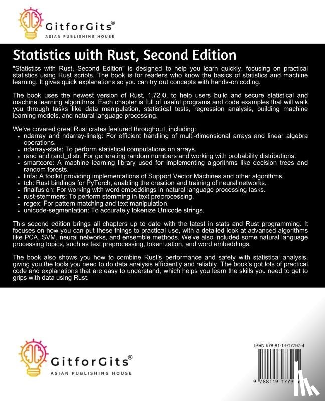Nakamura, Keiko - Statistics with Rust, Second Edition