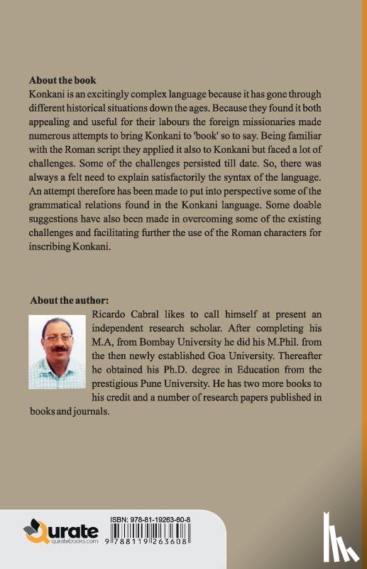 Cabral, Ricardo - Konkani in the Roman Script: A Short Grammatical Study