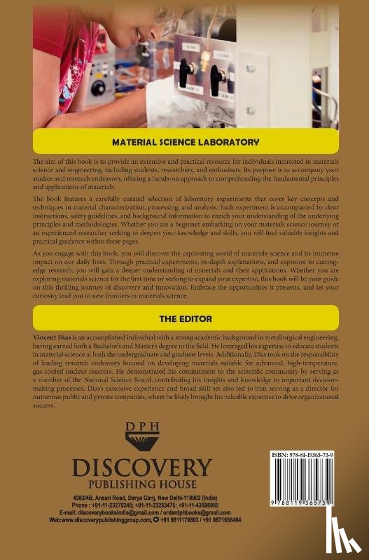 Dias, Vincent - Material Science Laboratory
