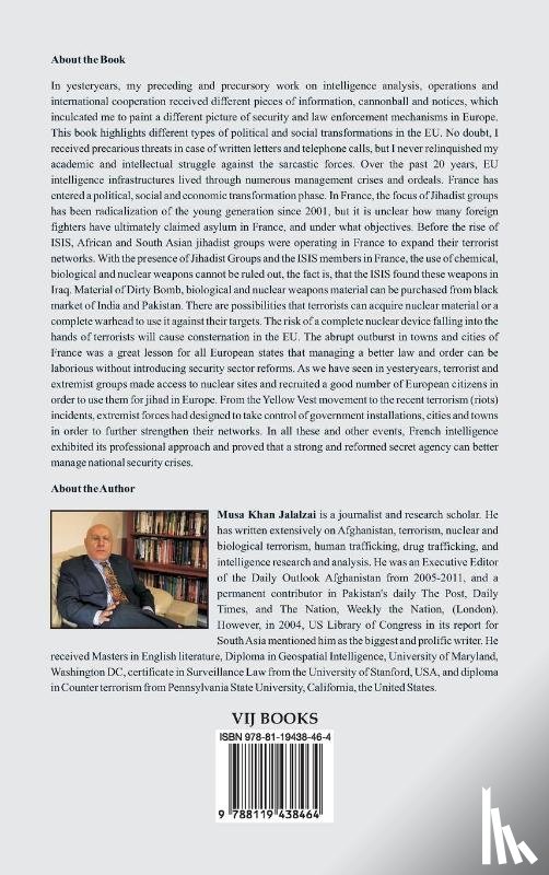 Jalalzai, Musa Khan - The French Intelligence