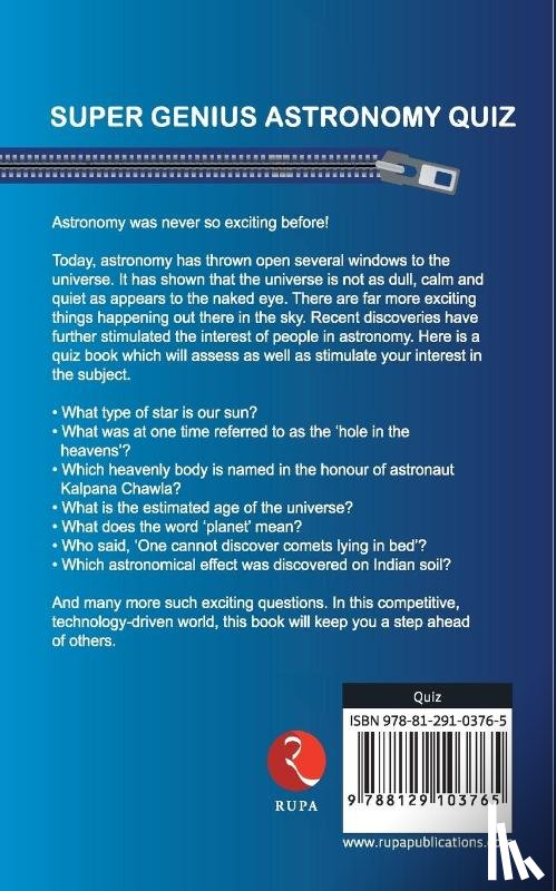Dilip M. Salwi - Rupa Book of Super Genius Astronomy Quiz