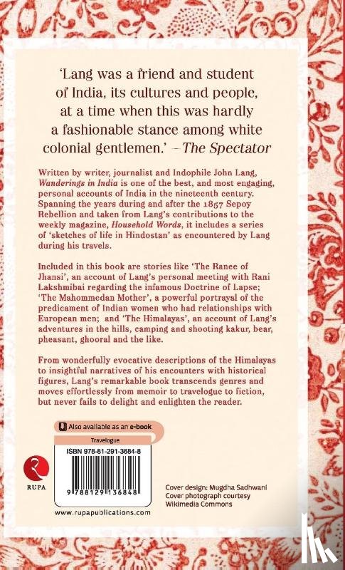 Lang, John - Wanderings in India and Other Sketches of Life in Hindostan