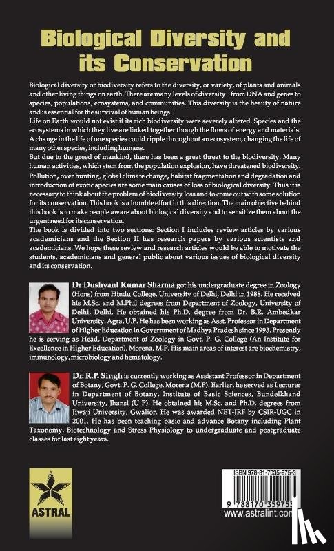 Sharma, Dushyant K - Biological Diversity and its Conservation