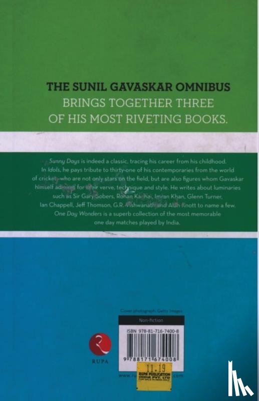 Gavaskar, Sunil - Sunil Gavaskar Omnibus