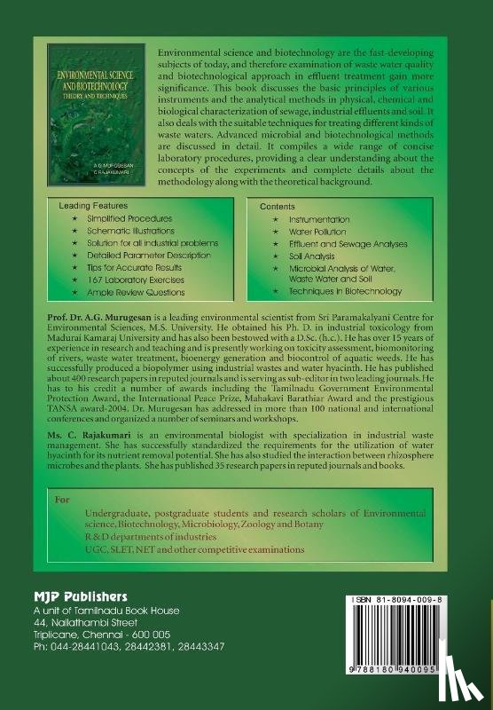 Kurugesa - Environmental Science and Biotechnology