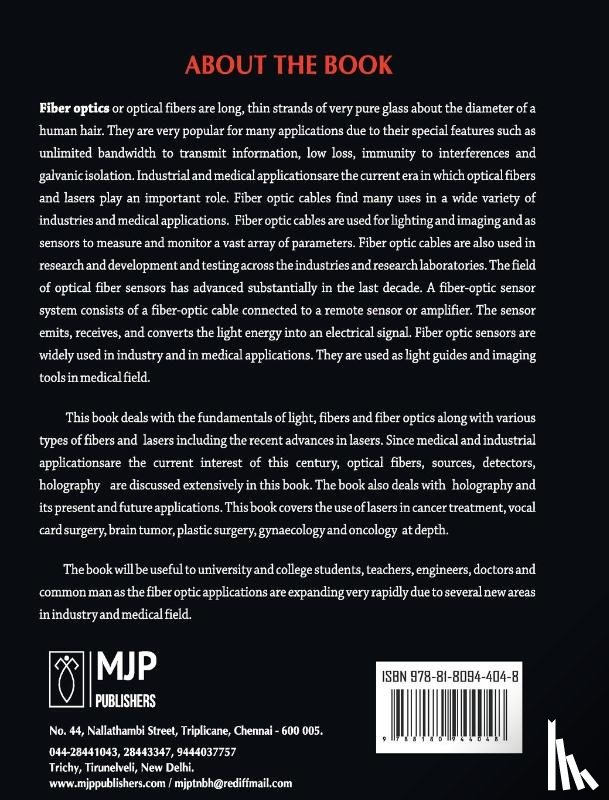 Mohan, S - Fiber Optics and Laser Instrumentation