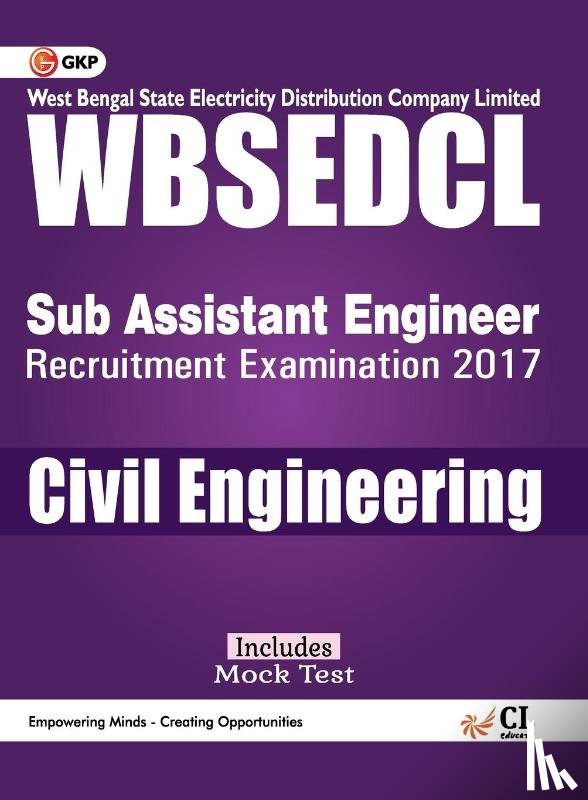 Gkp - WBSEDCLWest Bengal State Electricity Distribution Company Limited Civil Engineering (Sub Assistant Engineer)