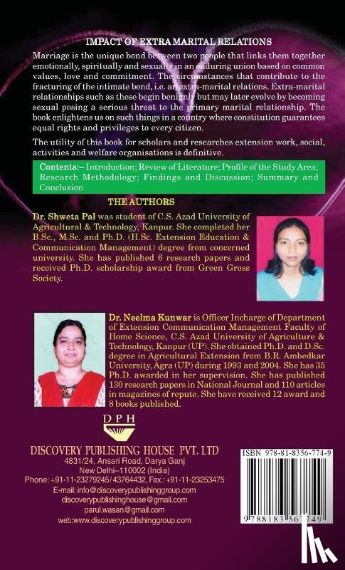 Pal, Shweta - Impact of Extra Marital Relations