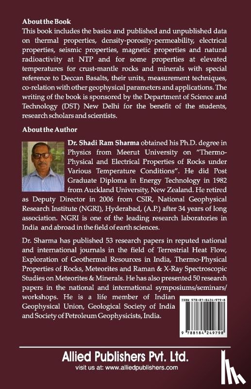 Sharma, S.R - Thermo-physical properties of rocks