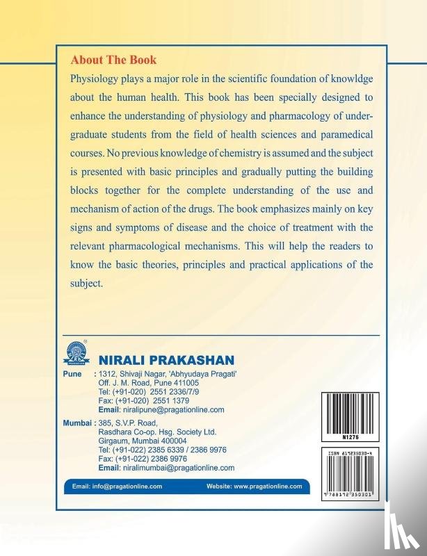 Bothara, Dr K G - Fundamentals Of Pharmacology (Vol-I)