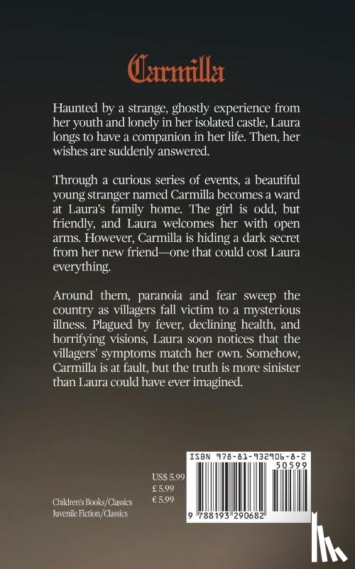 Fanu, Joseph Sheridan Le - Carmilla