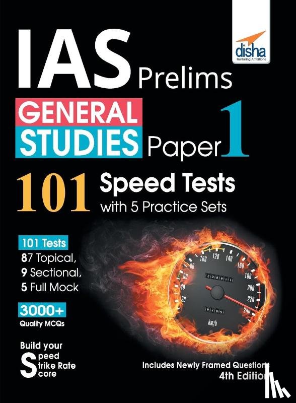 Disha Experts - IAS Prelims General Studies Paper 1 - 101 Speed Tests with 5 Practice Sets