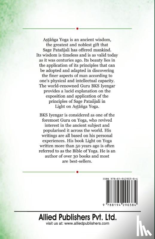 Iyengar, Bks - Light on Astanga Yoga