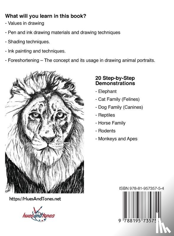 Deshpande, Shirish - Drawing Animal Portraits in Pen and Ink