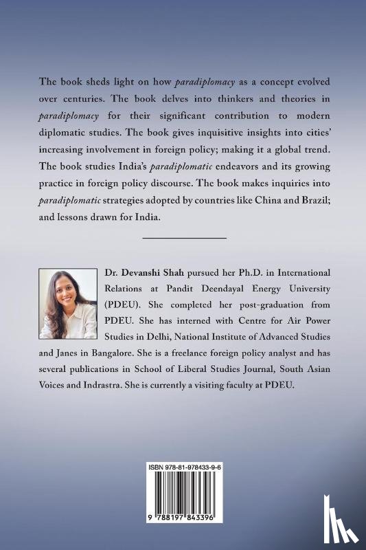 Shah, Devanshi - Paradiplomacy