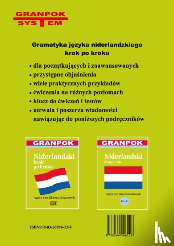 Ekeren Krawczyk, Agata van - Gramatyka jezyka niderlandzkiego krok po kroku Nederlandse grammatica voor Poolstaligen