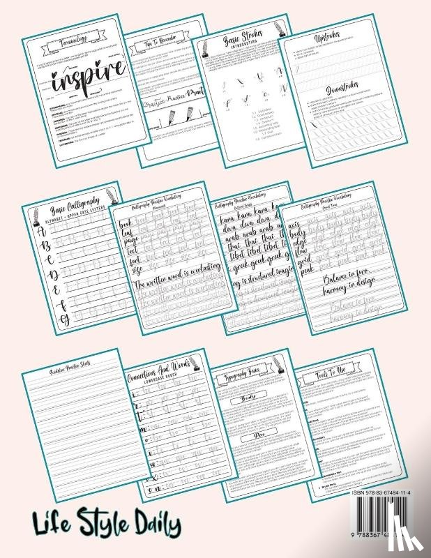 Style, Life Daily - Calligraphy Workbook for Beginners