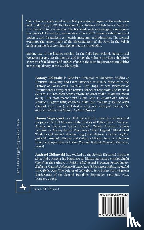  - New Directions in the History of the Jews in the Polish Lands