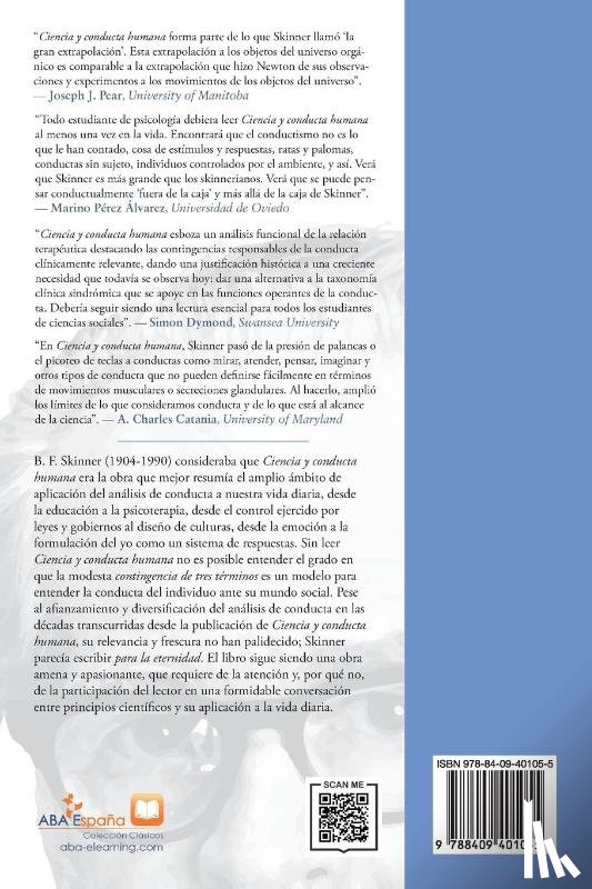 Skinner, B F - Ciencia y Conducta Humana